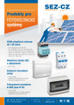 Produkty pro fotovoltaiku