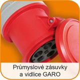 Průmyslové zásuvky a vidlice GARO