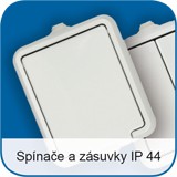 Spínače a zásuvky IP 44